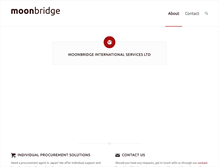 Tablet Screenshot of moonbridgeservices.com